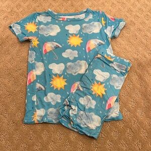 Birdie Bean Sunshine & Rain PJs 4T